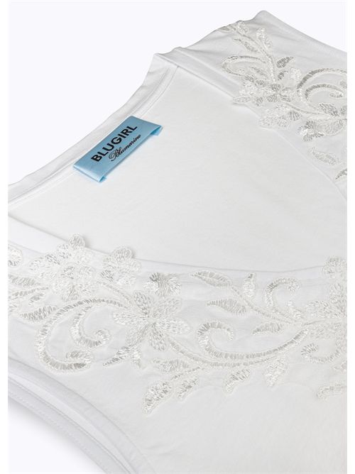 Top in jersey con pizzo BLUGIRL BLUMARINE | RA6152J5003/11111